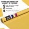 Kraft Paper Roll 36" X 1320" (110' Ft) Colored Paper Roll - Packing Paper Roll - Craft Supplies - Kraft Wrapping Paper Perfect as Shipping Paper Craft Paper Roll by Crown Display